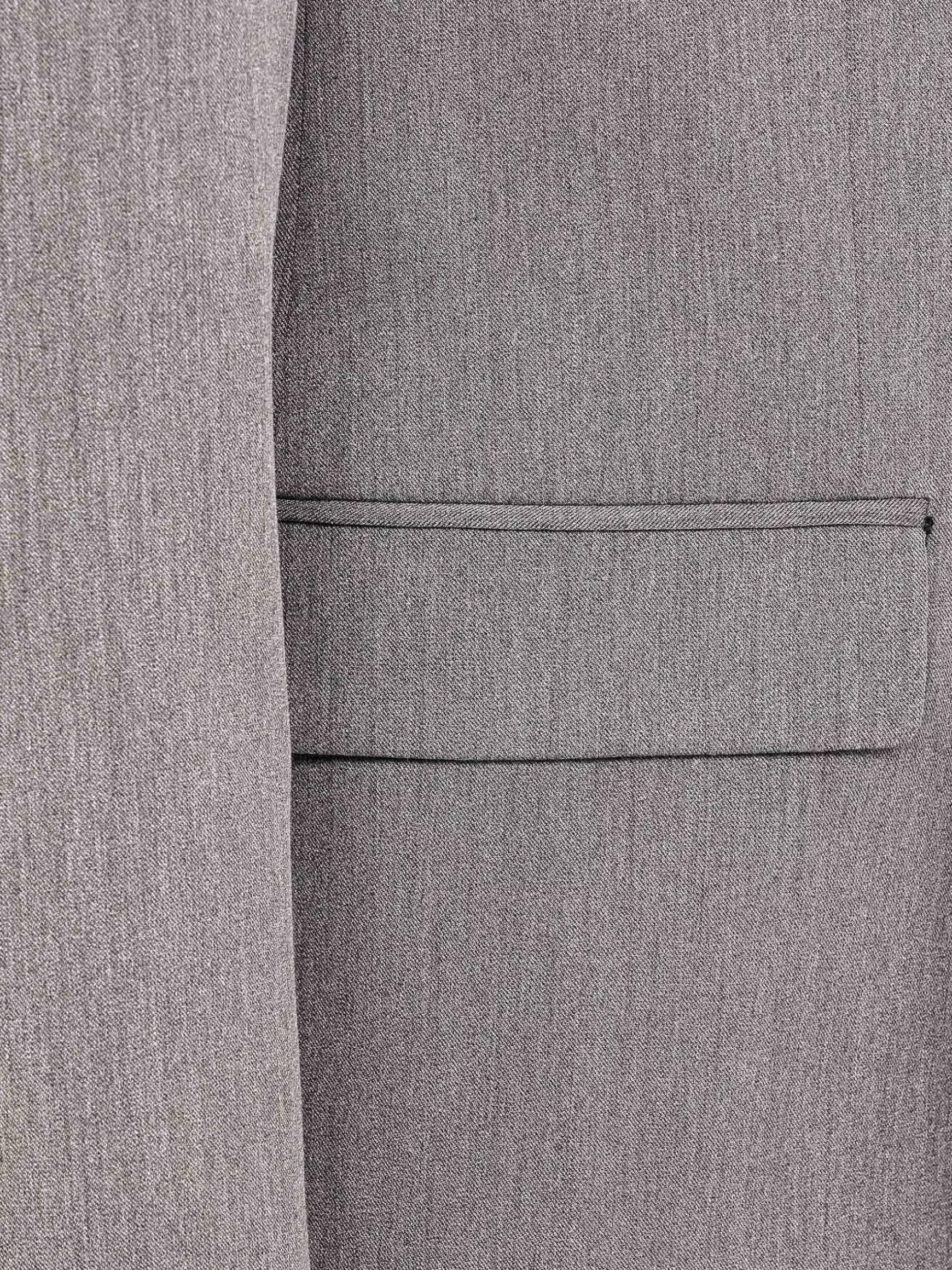 Slim Fit Double Breasted Grey Colbert