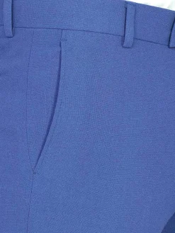 Slim Fit Textured Indigo Pantalon