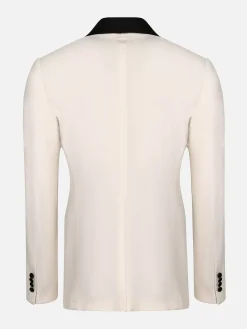 Slim Fit White Tuxedo Colbert