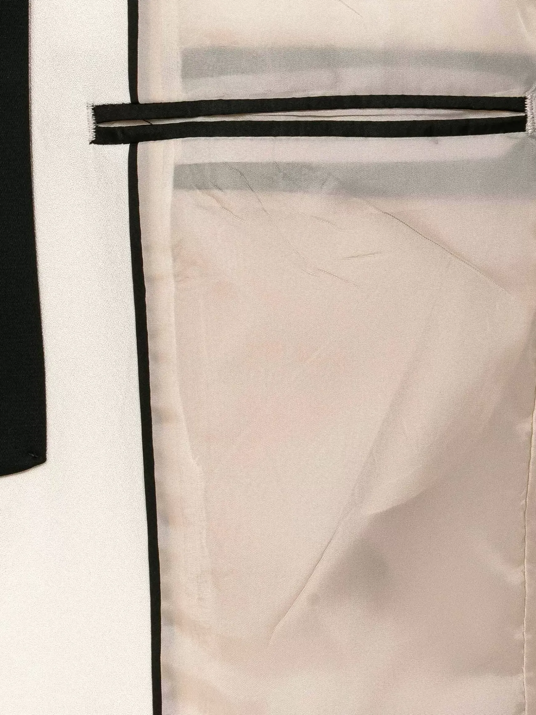 Slim Fit White Tuxedo Colbert