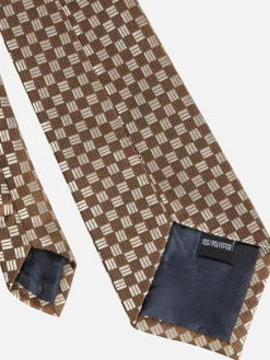 Stropdas 10004 Square Light Brown