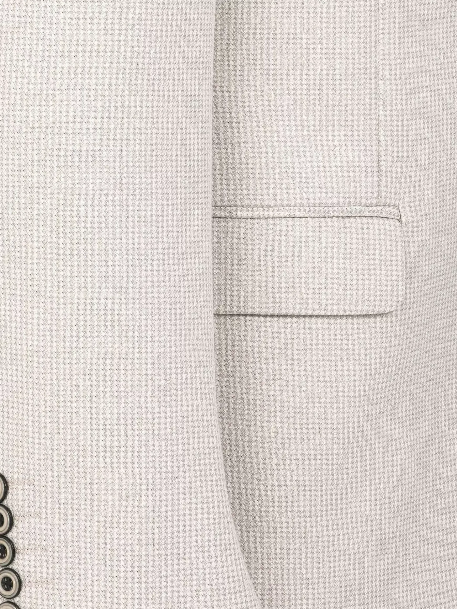 Sur Mer Slim Fit Single Breasted Beige Colbert