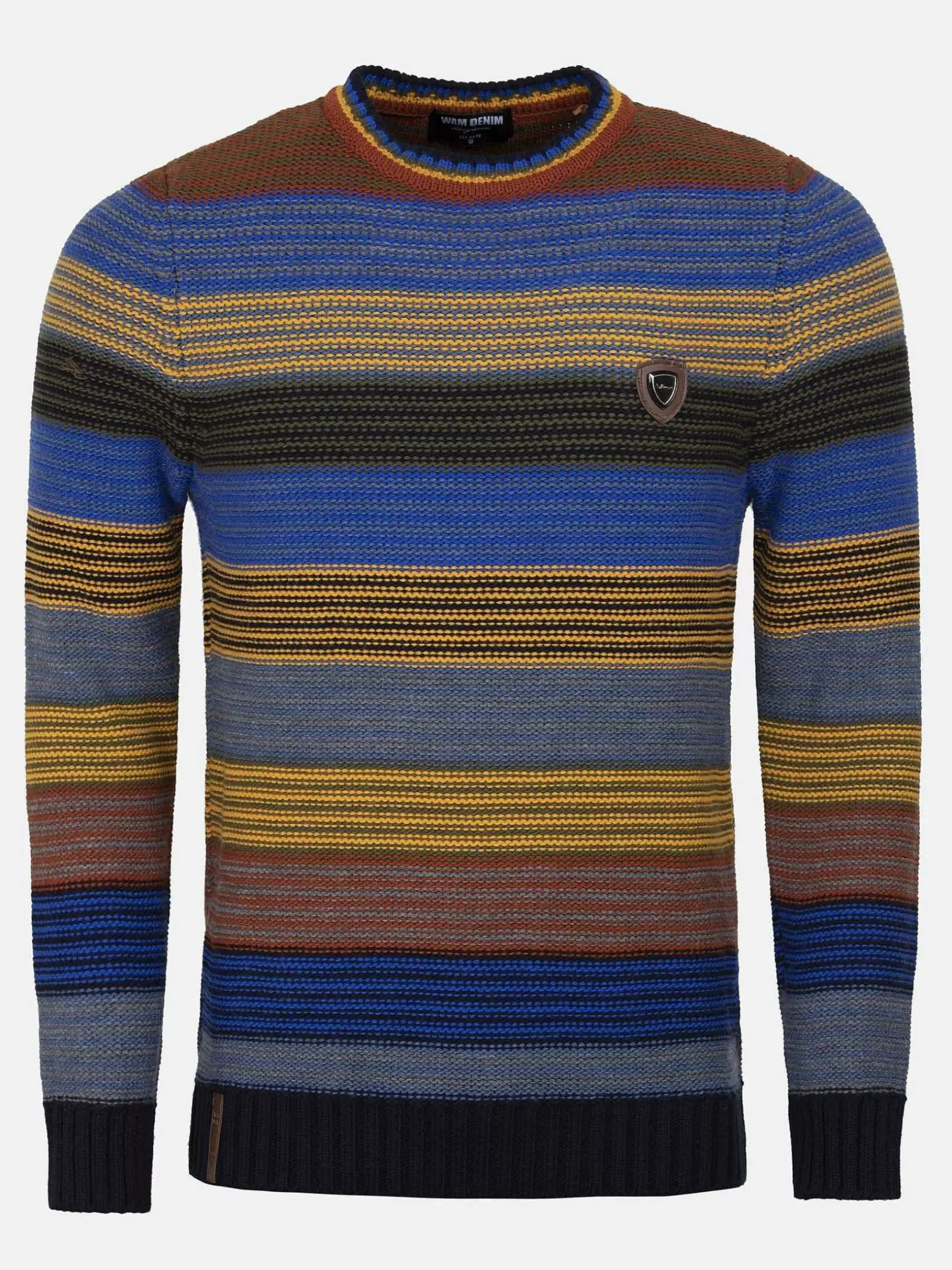 Sweater 77517 Puebla Royal Blue Yellow