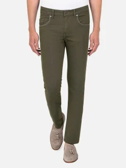 Swindon Stretch Slim Fit Khaki Jeans