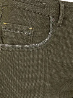 Swindon Stretch Slim Fit Khaki Jeans