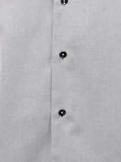 Terrassa Solid Grey Overhemd Lange Mouw