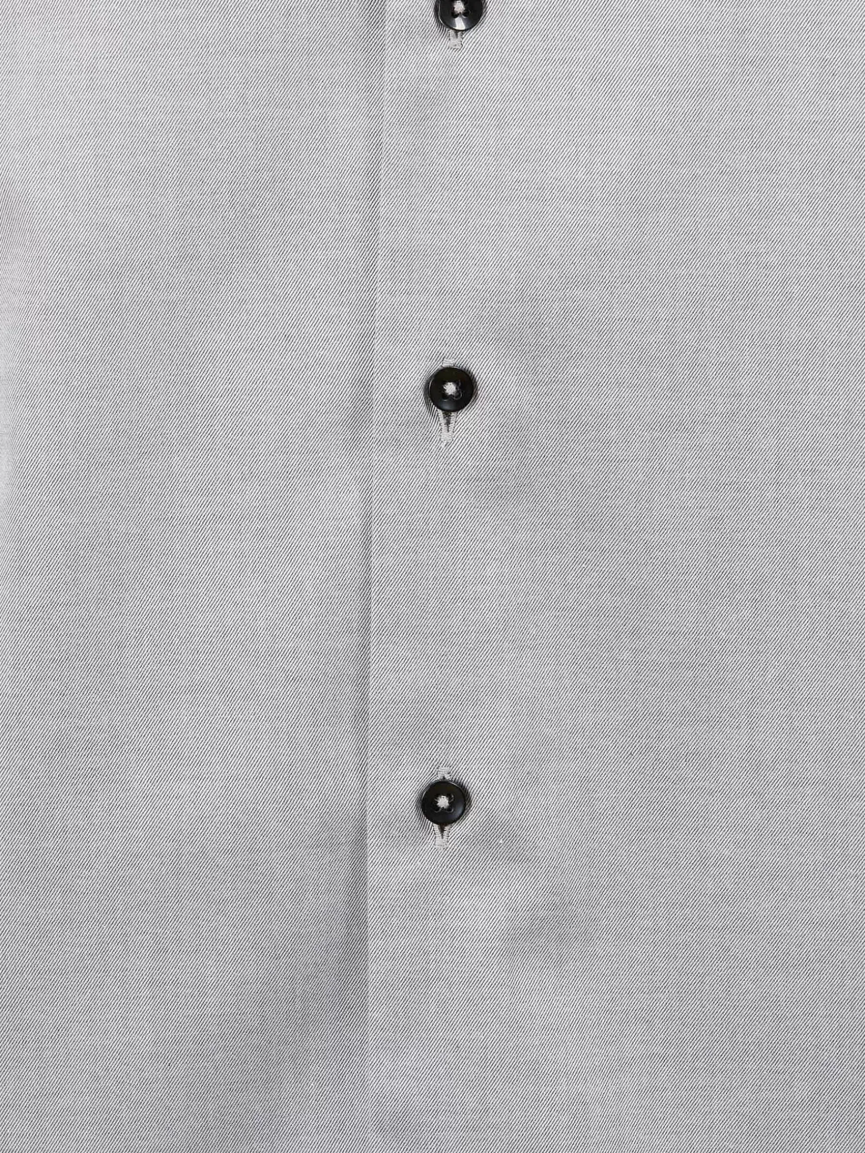 Terrassa Solid Grey Overhemd Lange Mouw