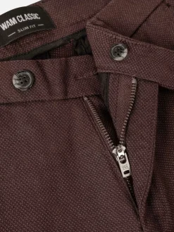 Thor Mini Pattern Check Brown Chino