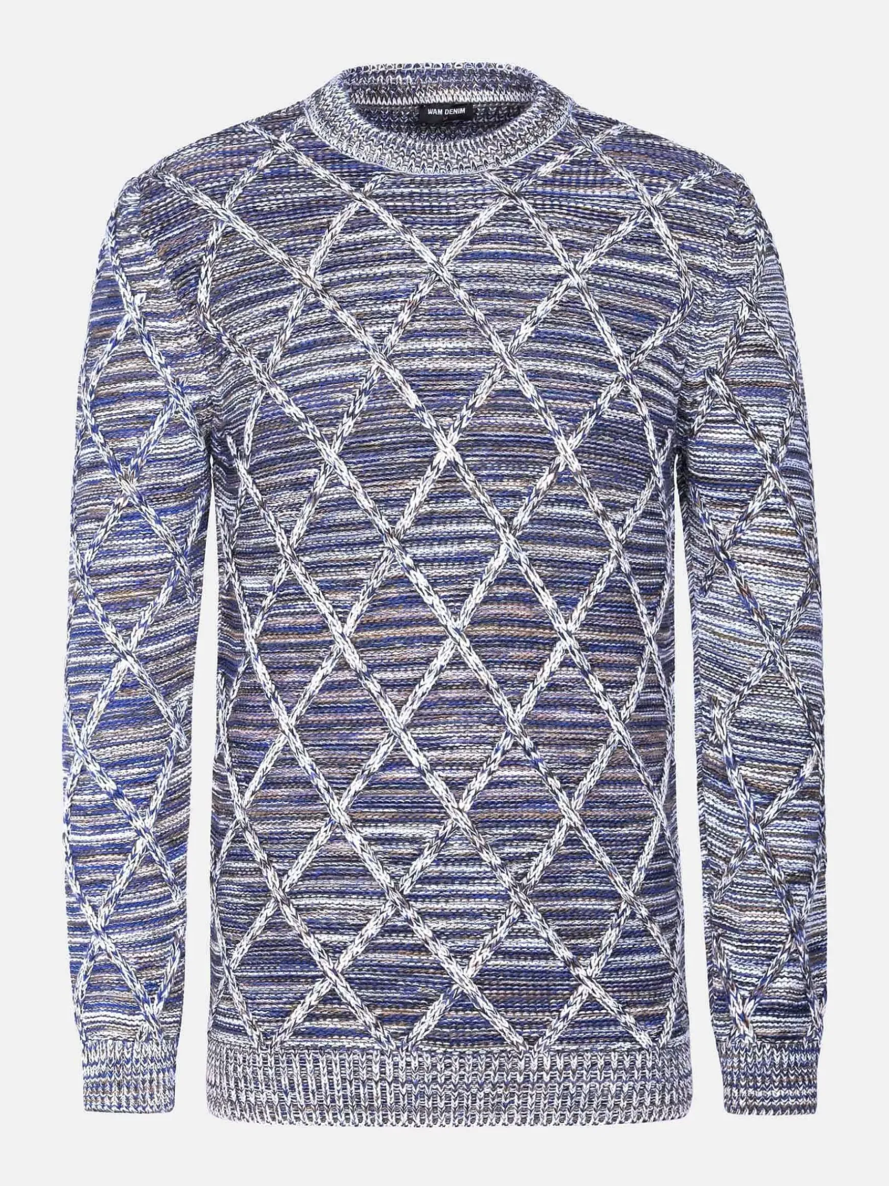 Truien 77520 Flinn Grey Royal Blue