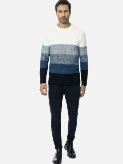 Truien Louie Off White Blue