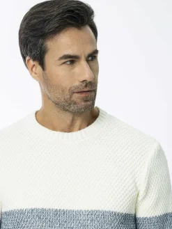 Truien Louie Off White Blue