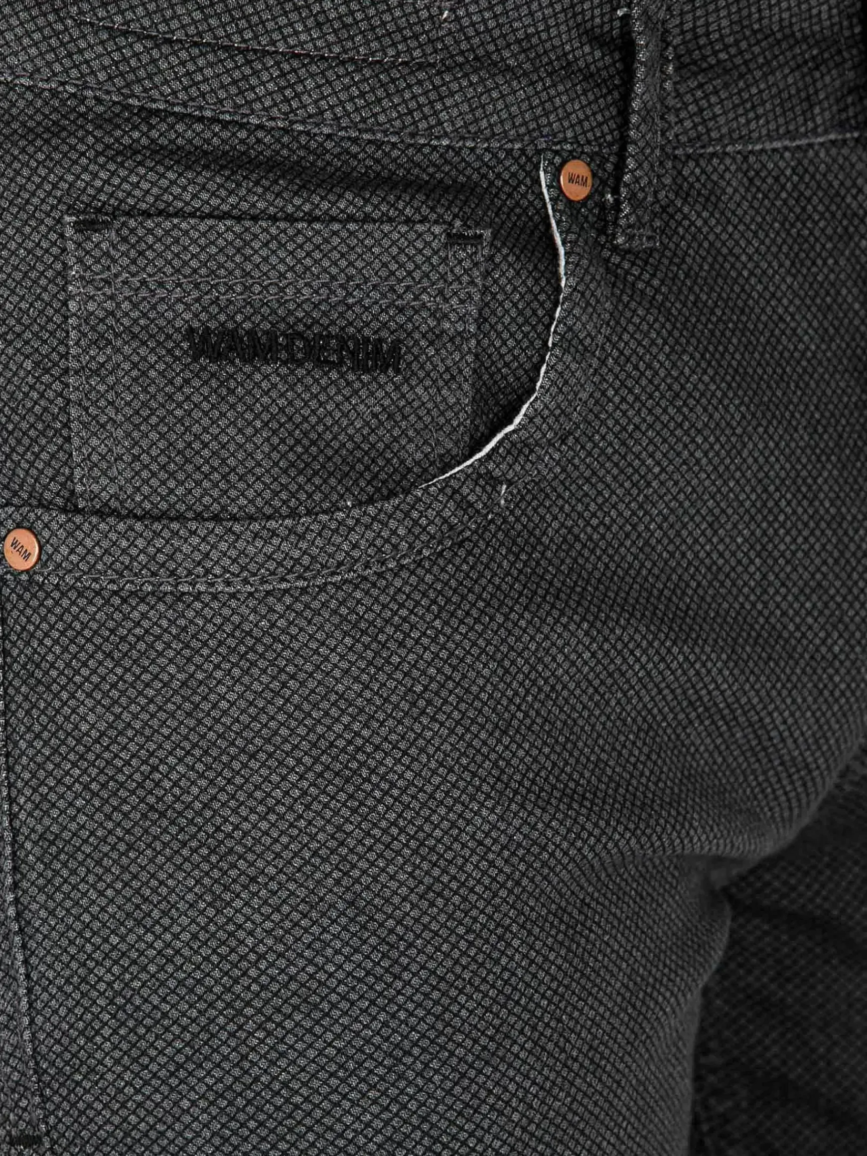 Twilight Mini Check Slim Fit Anthracite Jeans