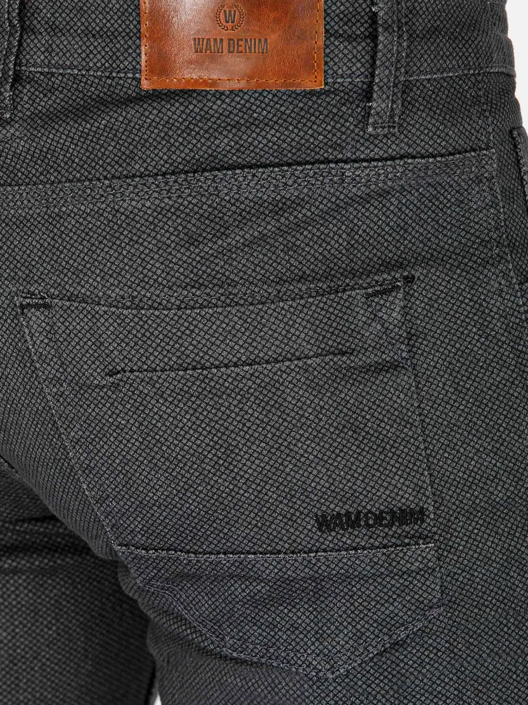 Twilight Mini Check Slim Fit Anthracite Jeans