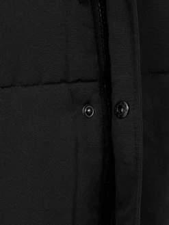 Velvet Crew Neck Black Bodywarmer