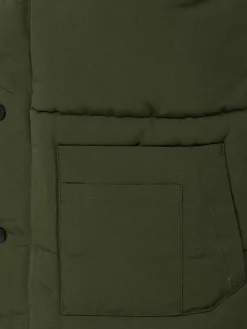 Velvet Crew Neck Green Bodywarmer