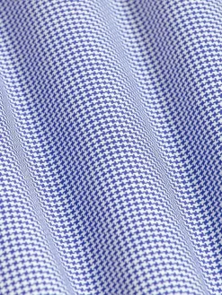 Vermilion Checkered Blue Overhemd Lange Mouw