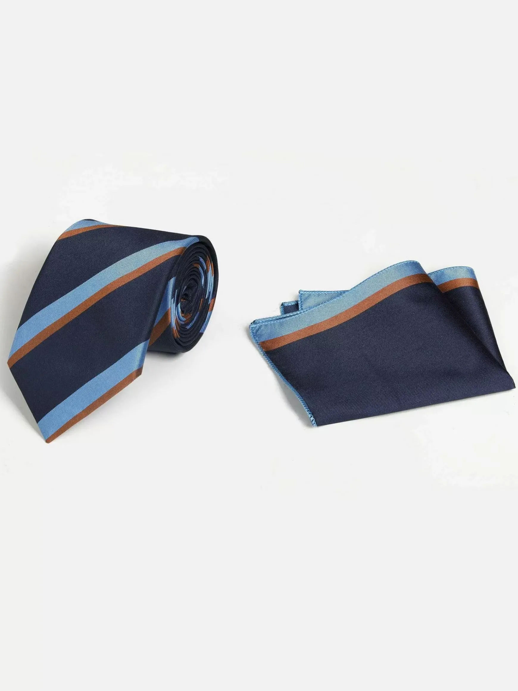 William Powell Black Grey Stropdas