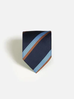 William Powell Black Grey Stropdas