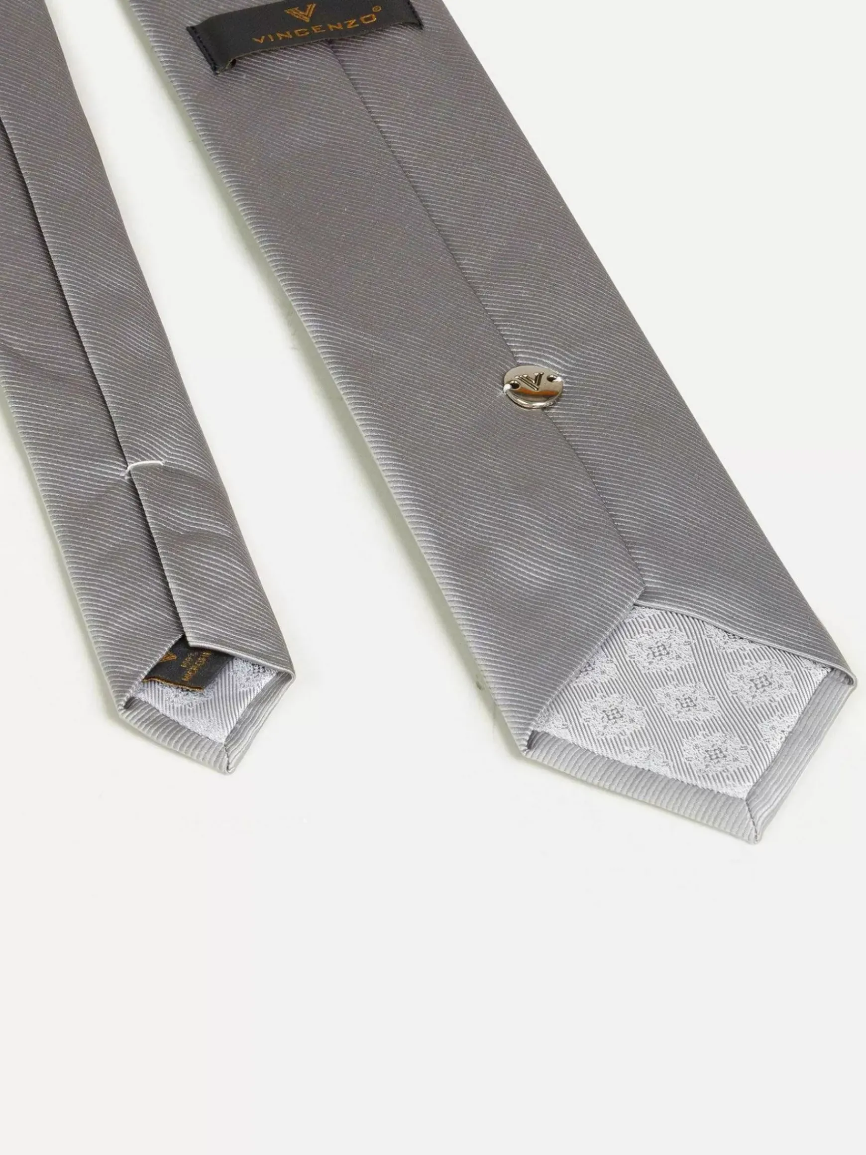 William Powell Light Grey Stropdas