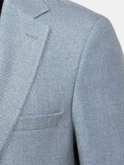 Zeta Single Breasted Blue Colbert