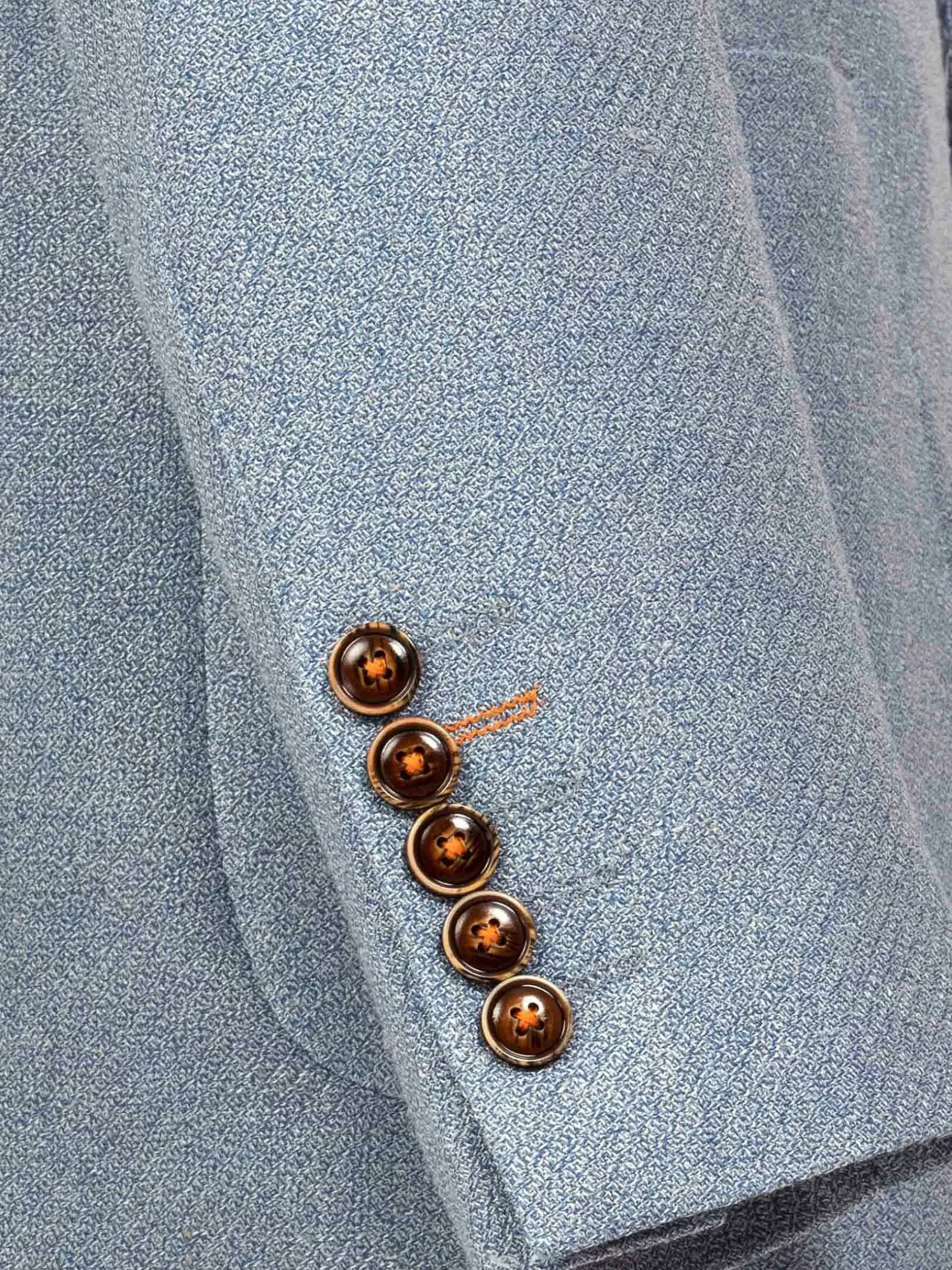 Zeta Single Breasted Blue Colbert