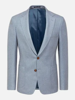 Zeta Single Breasted Blue Colbert