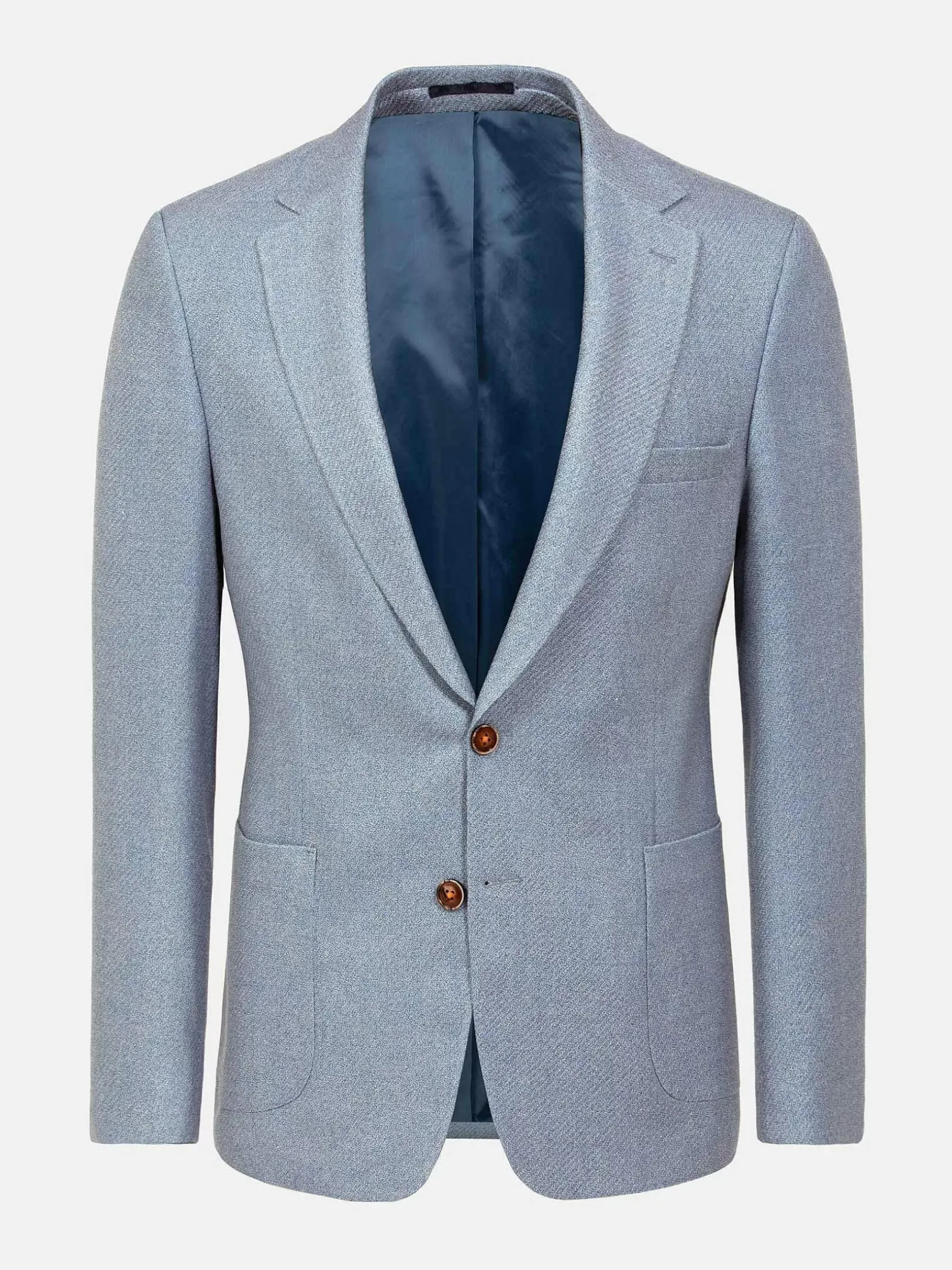 Zeta Single Breasted Blue Colbert